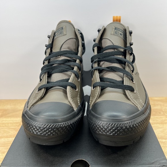 Converse Malden Street Boots M11/W13 Mid Leather Brown Truffle Waterproof - Picture 5 of 12